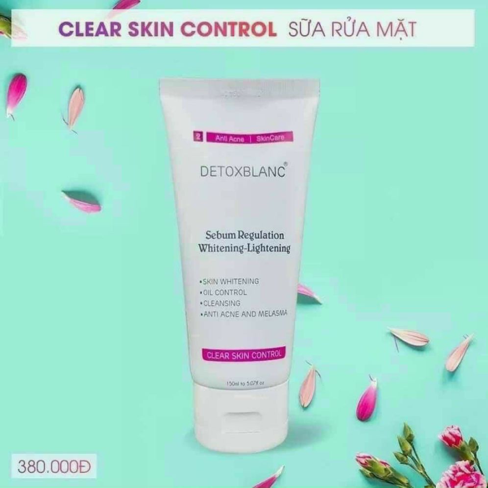 sữa rửa mặt detox blanc