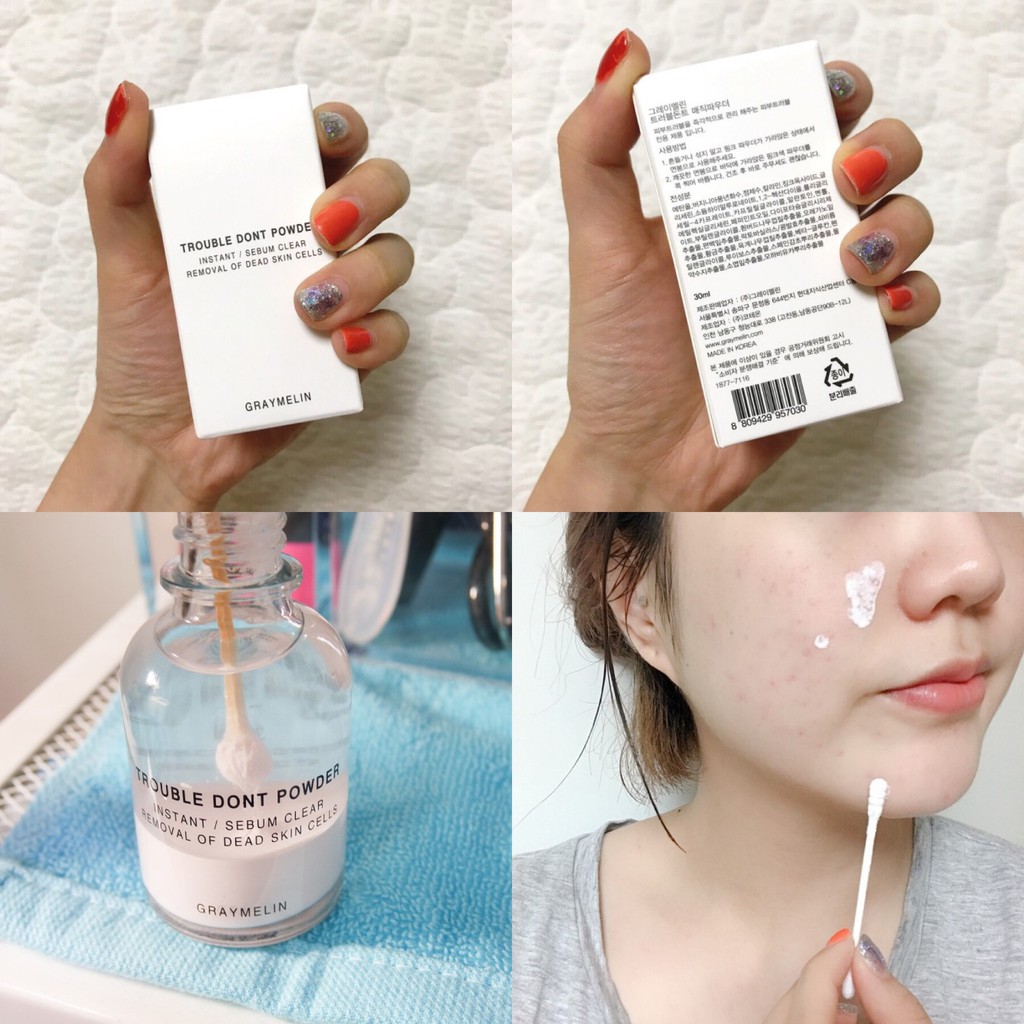 [Hcm]Chấm Mụn Graymelin Trouble Dont Powder Chất Lượng Đảm Bảo An Toàn Đến Sức Khỏe Người Sử Dụng Cam Kết Hàng Đúng Mô Tả