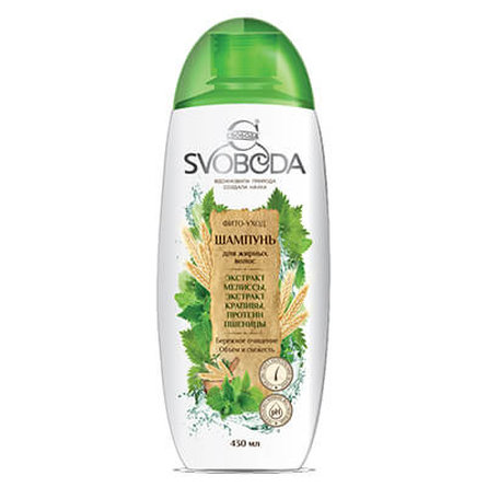 Dầu Gội Nga Dành Cho Tóc Dầu Svoboda Chai 430Ml