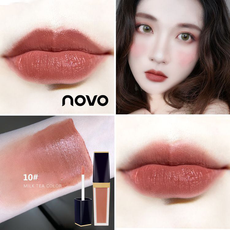 Son Lì Novo Velvet Lip Glaze Bền Màu Lâu Trôi Dưỡng Ẩm Môi Z587