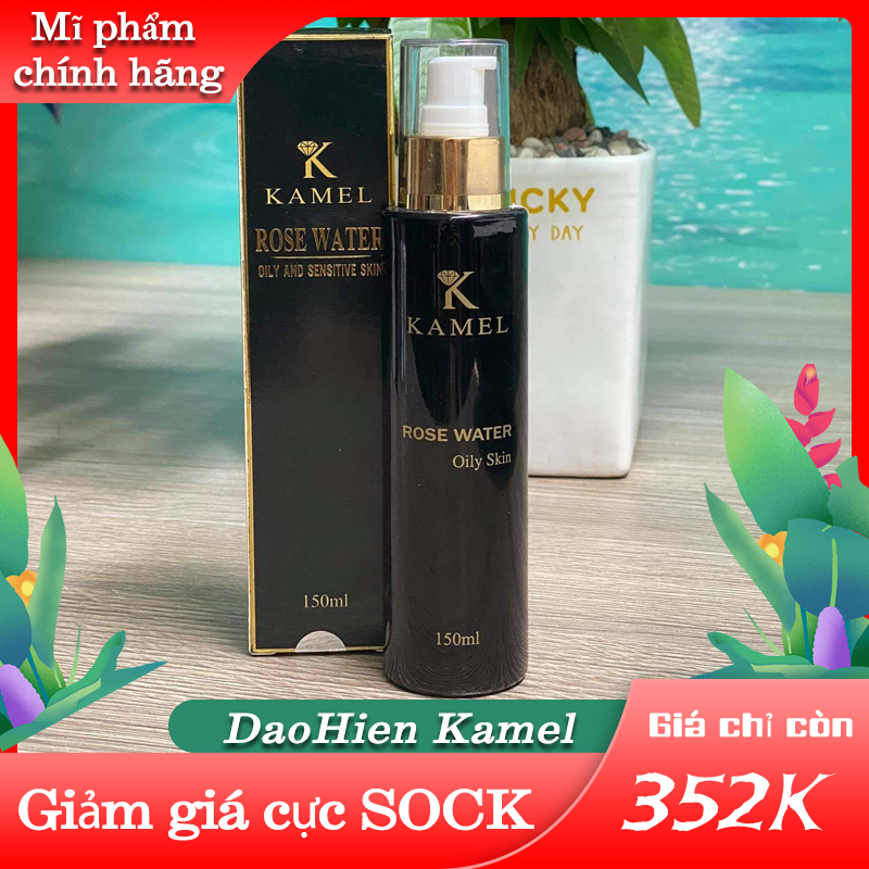 Kamel Nước Hoa Hồng Cấp Ẩm Căng Bóng 100Ml (Chính Hãng) Dành Cho Da Dầu Và Mụn