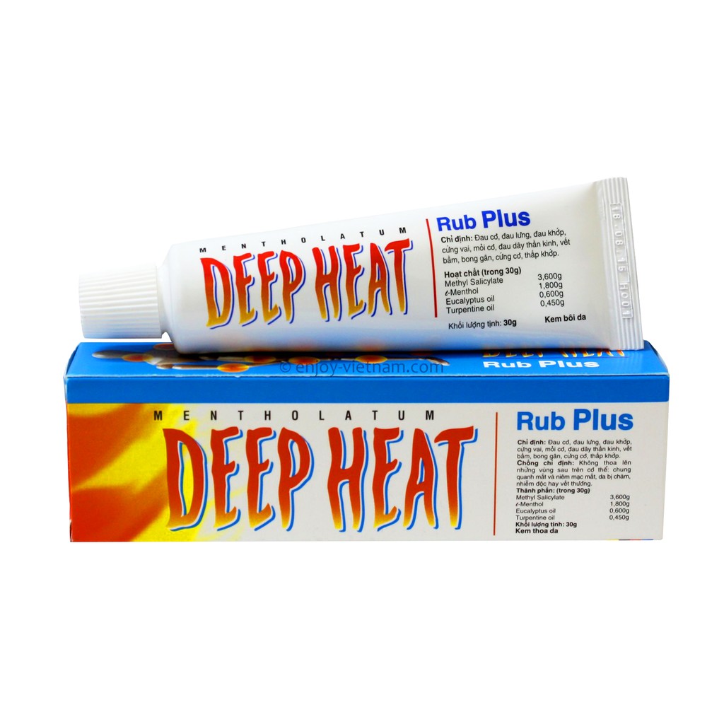 Kem Deep Heat Rub Plus 30G - Kem Thoa Da Giảm Đau