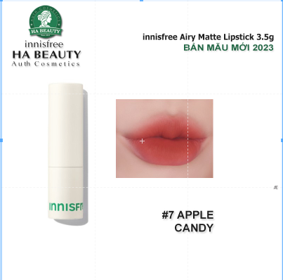 Son lì dạng thỏi siêu nhẹ môi innisfree Airy Matte Lipstick 3.5 g