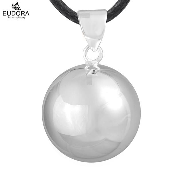 QSR STORE Eudora Harmony Ball Pendant Necklace Pregnancy Chime Mexcian Bola Pendants Wishing Balls F