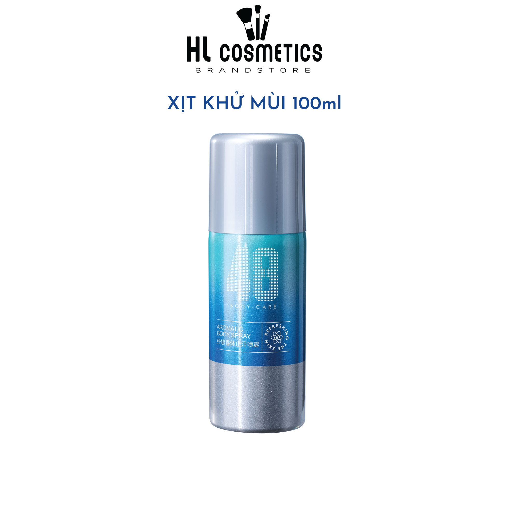 Xịt Khử Mùi Ngăn Tiết Mồ Hôi Tiện Lợi Blue Man (100Ml) Zl151