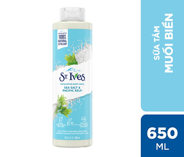 Sữa Tắm St.ives Muối Biển 650Ml