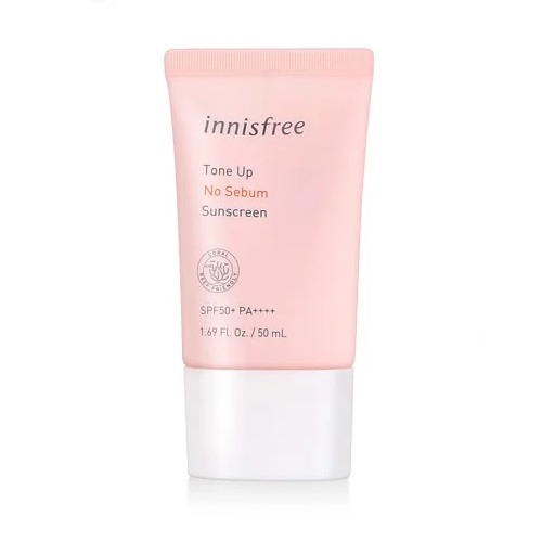 [HCM]Kem Chống Nắng Nâng Tone Kiềm Dầu Innisfree Tone Up No Sebum Sunscreen SPF50/PA++++ 50ml
