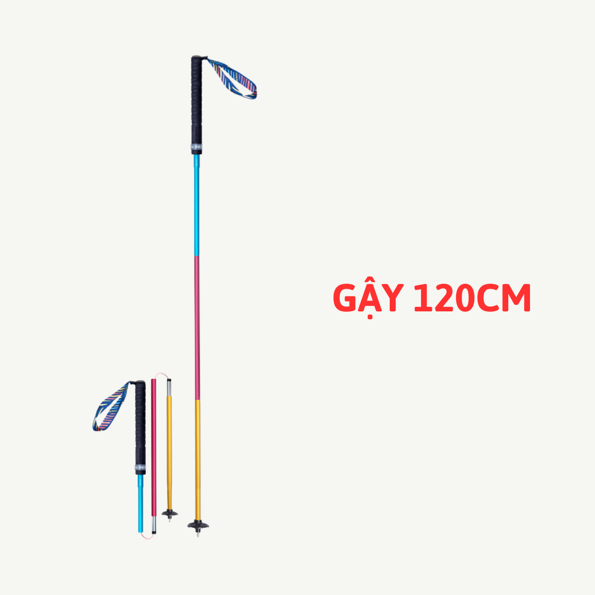 Gậy Chạy Trail Carbon Và Hợp Kim Nhôm 7075 Aonijie E4201