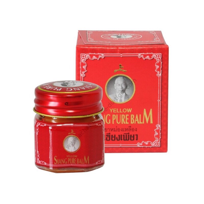 [Hcm]Combo 3 Hủ Dầu Cù Là Ông Già Siang Pure Balm Thái Lan 12G