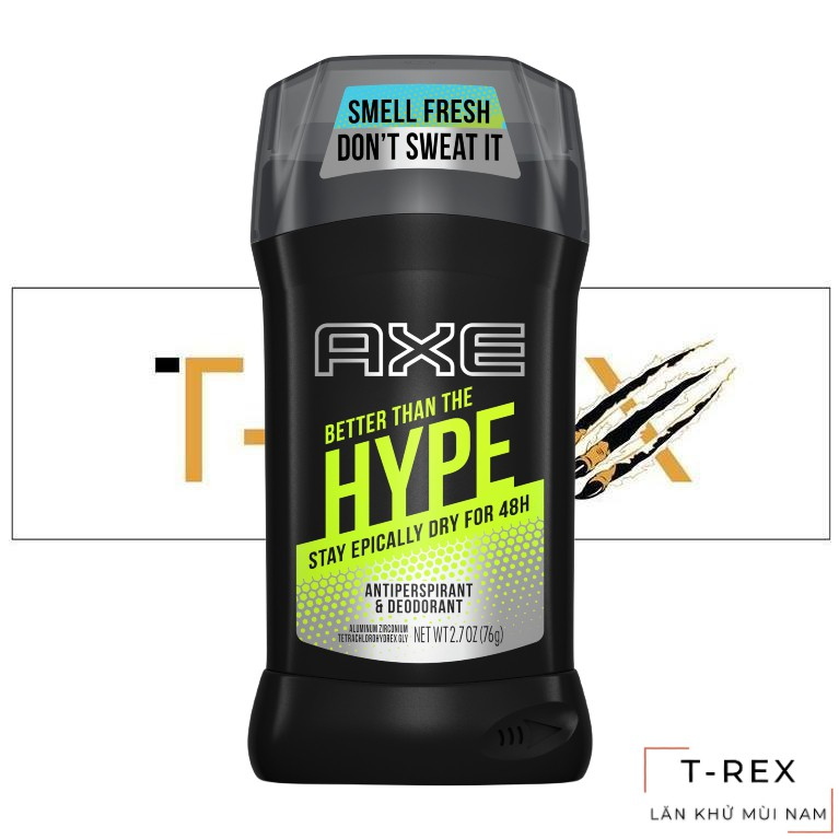 [Hcm]Lăn Sáp Khử Mùi Axe Hype 76G (Cam Kết Hàng Đúng Mô Tả Chất Lượng Đảm Bảo An Toàn )