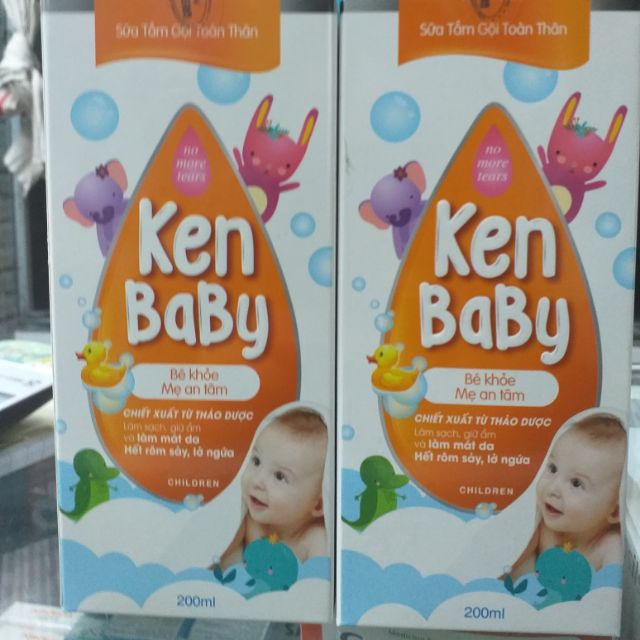 [Hcm]Tắm Gội Thảo Dược Cho Bé Ken Baby