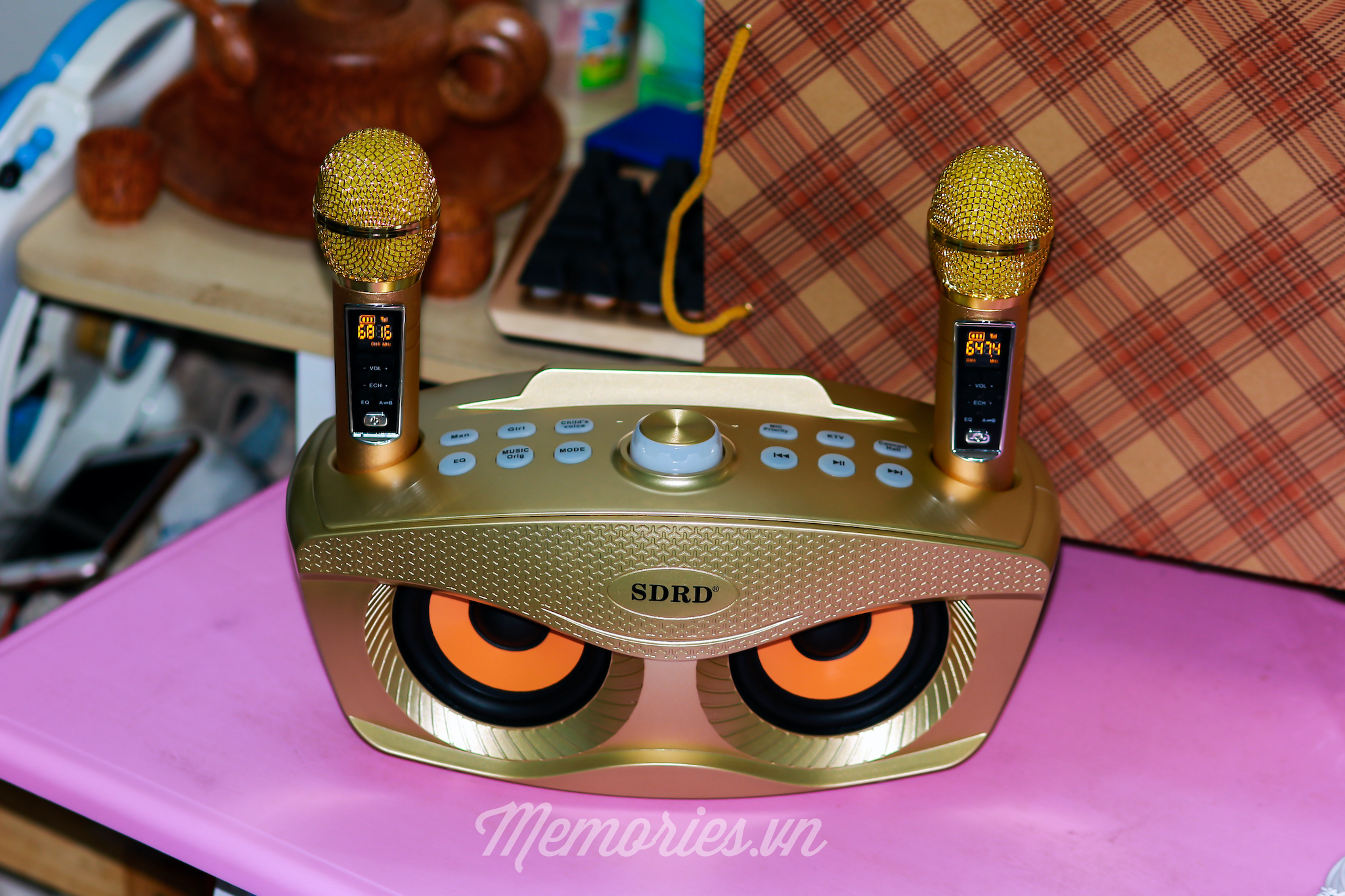 Loa karaoke bluetooth di động SDRD SD306 plus / SD309 / SD08 mắt cú mèo chính hãng chất lượng cao kè