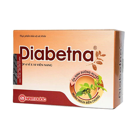 Diabetna - Hỗ trợ ổn định đường huyết và ngăn ngừa biến chứng tiểu đường
