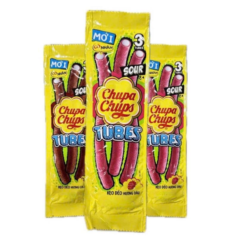 Kẹo Dẻo Chupa Chups Sour Ống Tubes