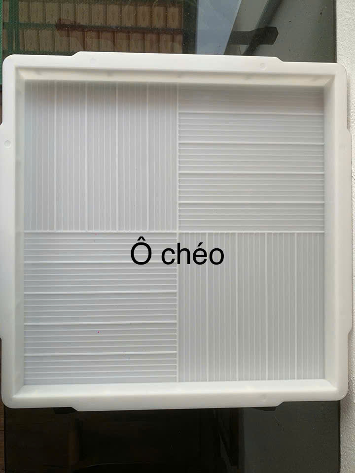 Khuôn đục gạch lát sân vườn kích thước 40x40 x3