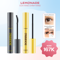 Combo Lemonade Chuốt mi tơi dài lâu trôi Soaring Mascara 6ml & Tẩy trang mi sạch dịu Soaring Mascara Remover 6ml