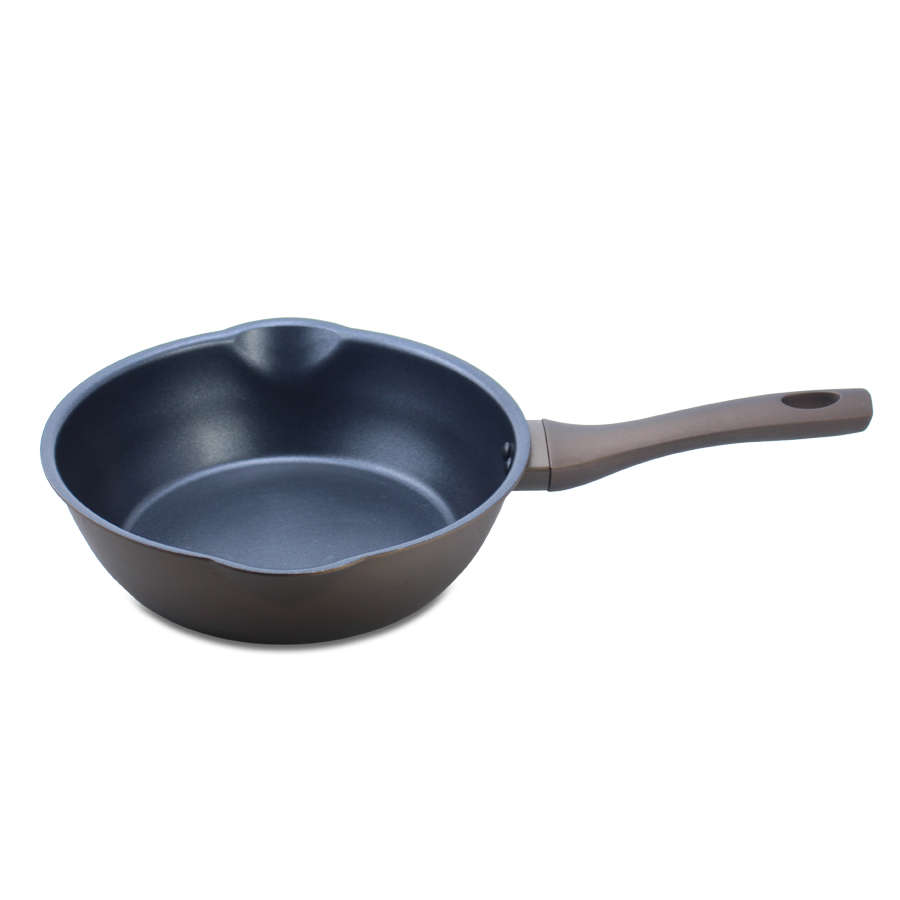 Chảo chống dính sâu lòng cao cấp Kalpen Lipper đáy từ size 20/22/24/26/28cm - Hàng Đức chính hãng bả