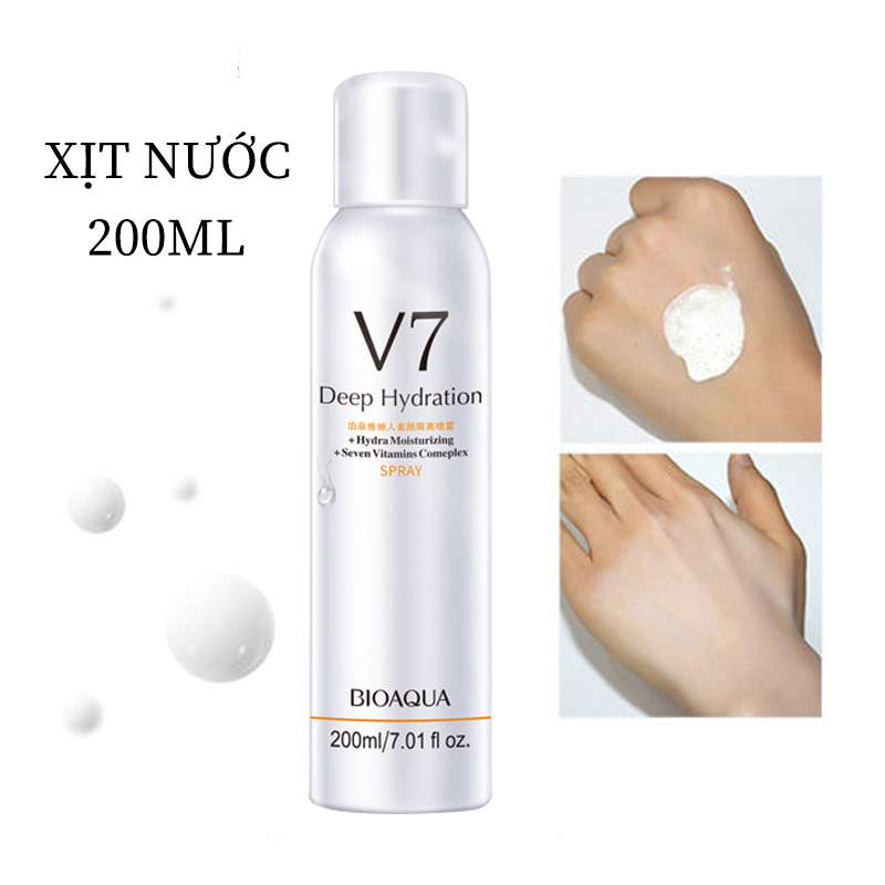 [Hcm]Tuz Mall - Xịt Chống Nắng Trắng Da Bioaoua 200Ml Thiết Kế Nhỏ Gọn Tiện Lợi Không Gây Nhờn Chống Nước Chống Mồ Hôi Tốt