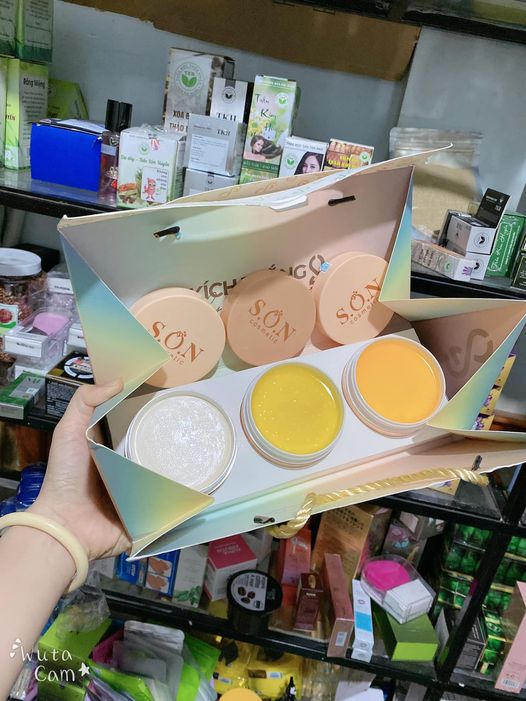 Kem Kích Trắng Body Tam sắc S2 Son cosmetics - 3 hũ