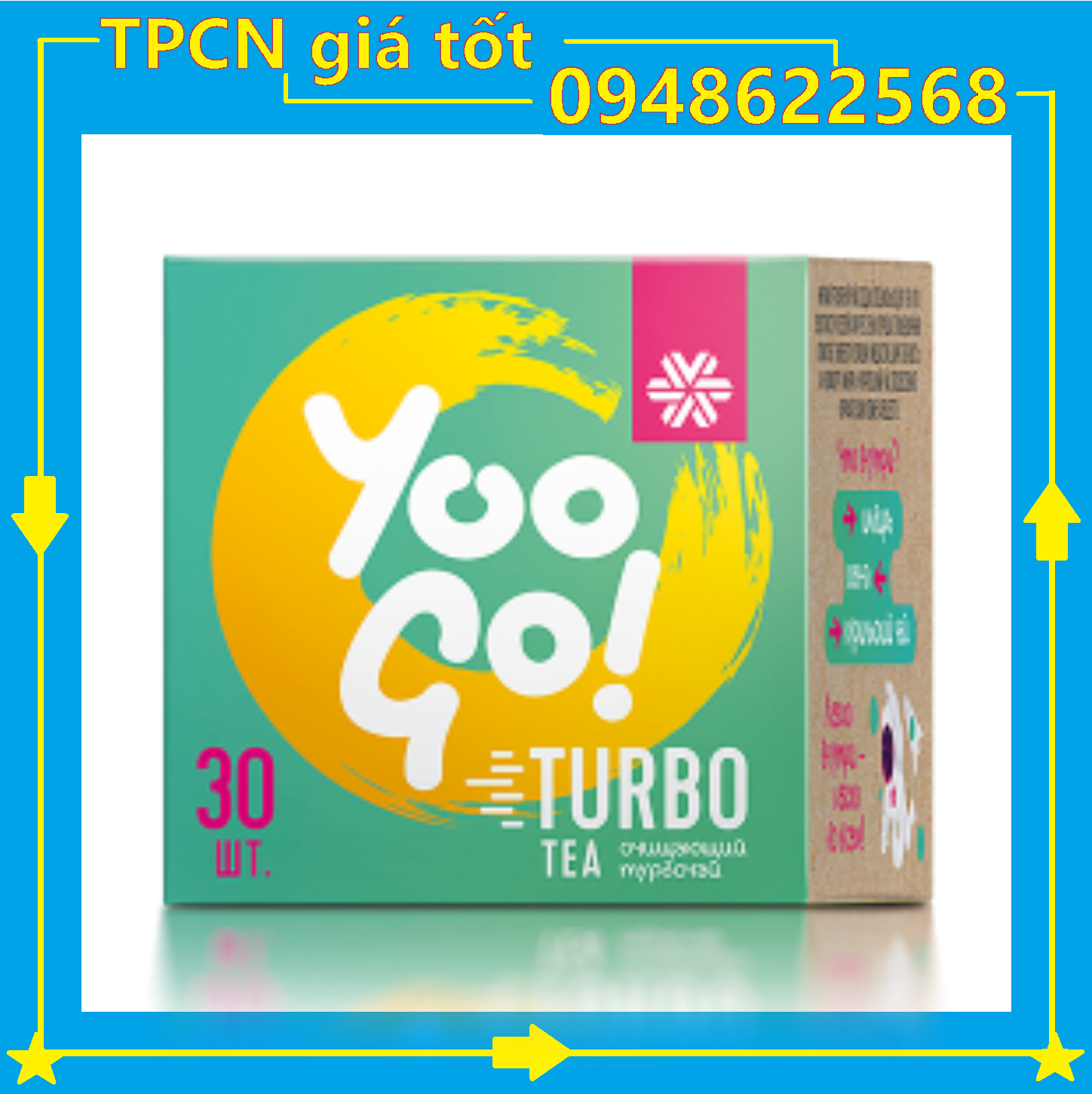 Trà body Yoogo Turbo Tea - Trà Body T Siberian Health