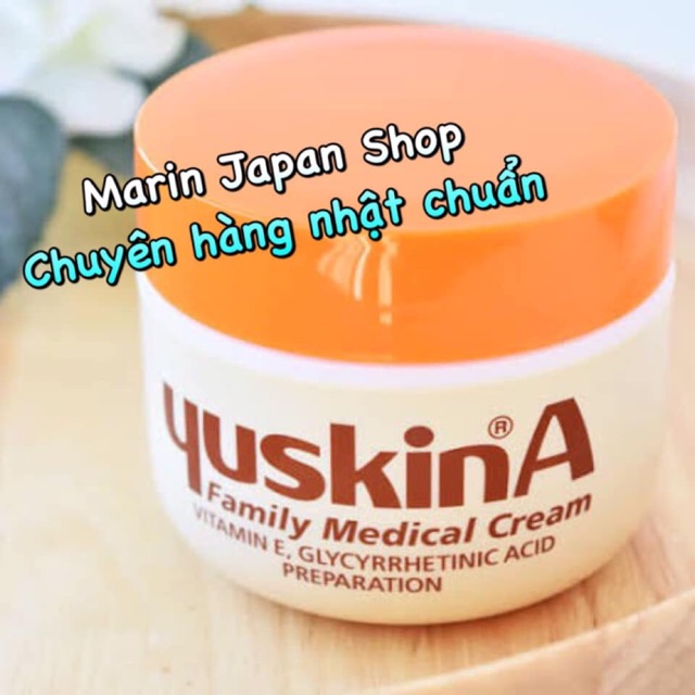 (Sale Chuẩn Store Nhật ) Kem Hỗ Trợ Nứt Nẻ Chàm Ngứa Yuskina Số 1 Nhật Bản Yuskin