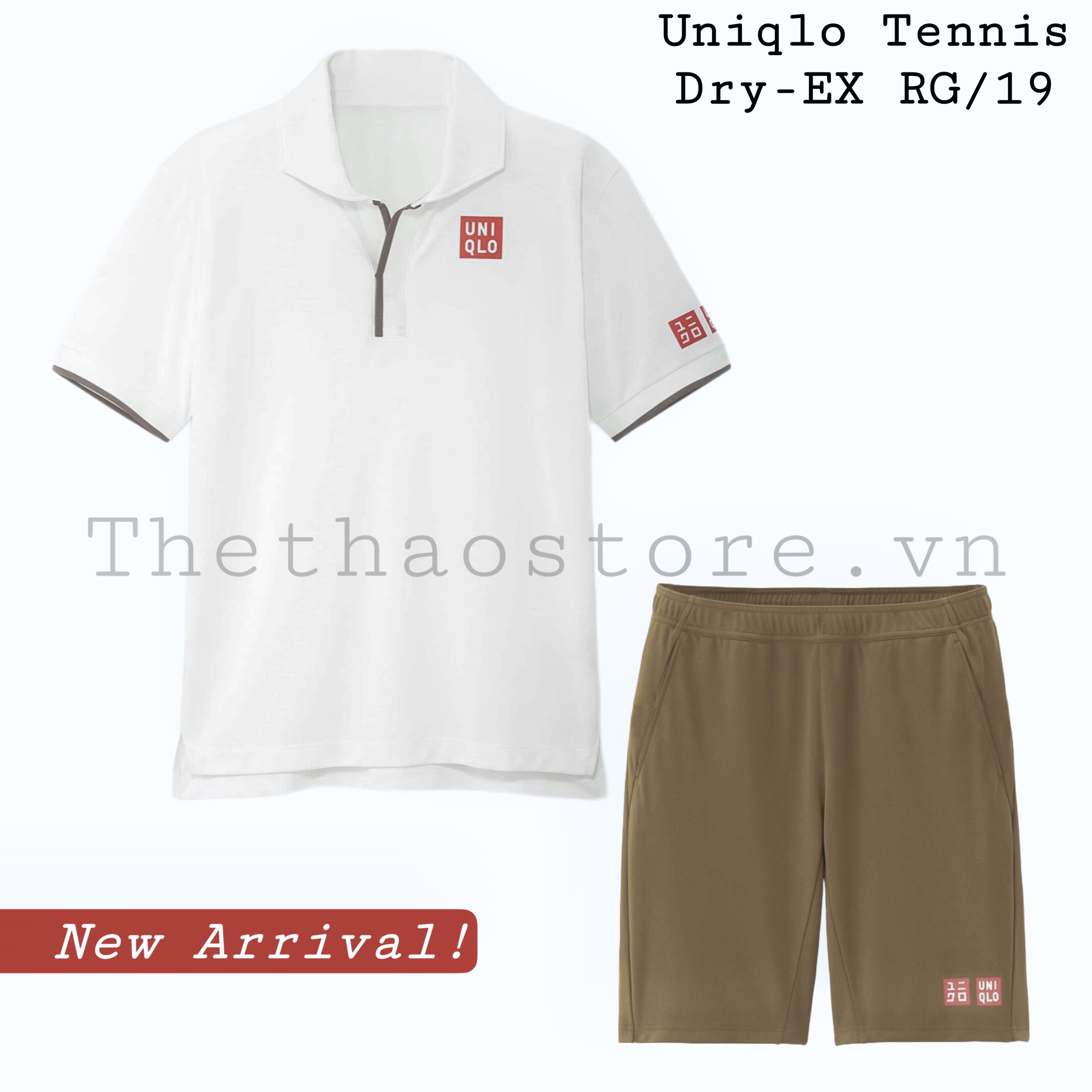 Bộ thể thao tennis Uniqlo Federer bản sưu tập 2023  465862  mở bán khoảng  giữa tháng 9   Ijapan