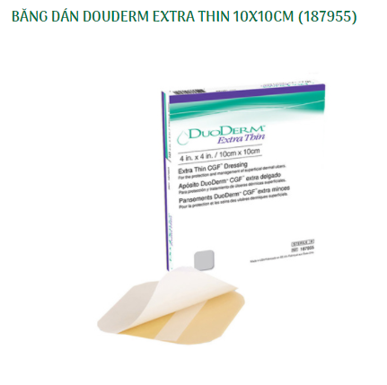 1Hop Duoderm Extrathin 10×10 Convatec Dán Mụn Vết Thương Sẹo...