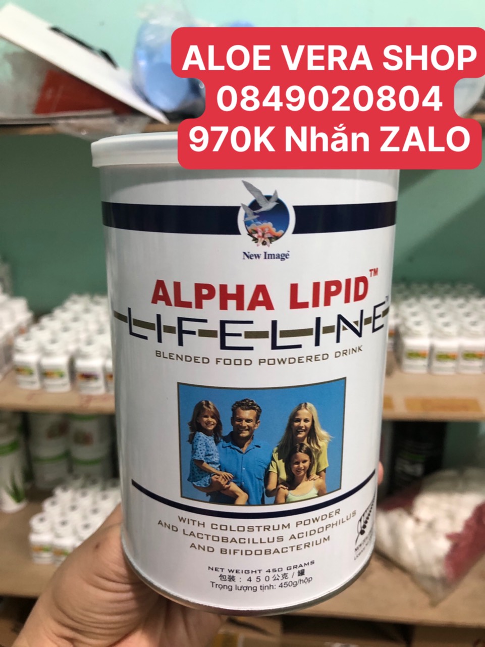 (970k) Sữa Non ALPHA LIPID LIFELINE của New Zealand