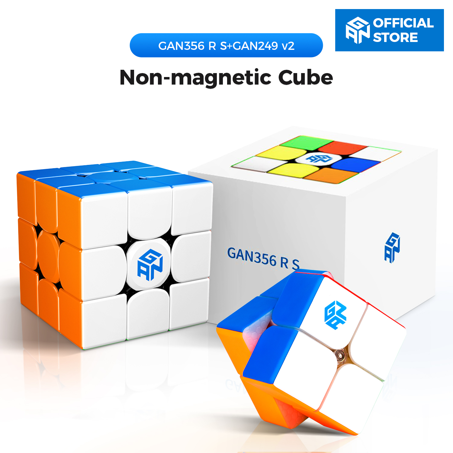 [GAN Official Store] GAN356 RS Khối lập phương Tốc độ 3x3 Khối ma thuật Khối đồ chơi xếp hình khối 3