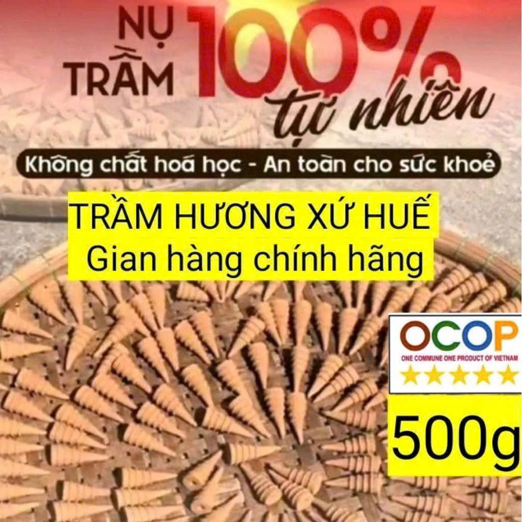 500g Trầm hương Huế ( 260 nụ + TẶng 5 nụ trầm VĨNH THUẬN PHÁT không hóa chất giá sĩ )