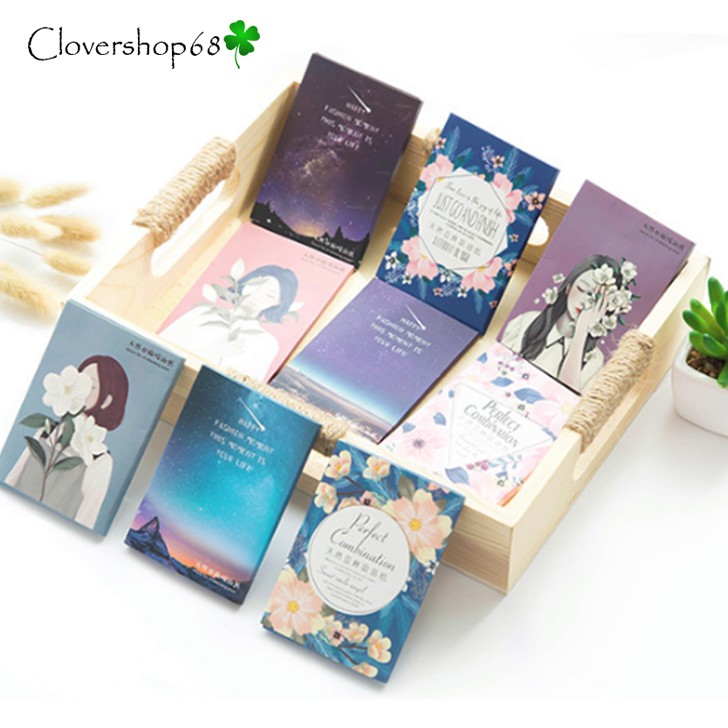 Gói 50 Tờ Giấy Thấm Dầu Nội Địa Trung Cho Da Giúp Da Mặt Hết Nhờn