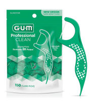 [HÀNG MỸ] Tăm chỉ nha khoa Sunstar GUM Professional Clean 150 cây