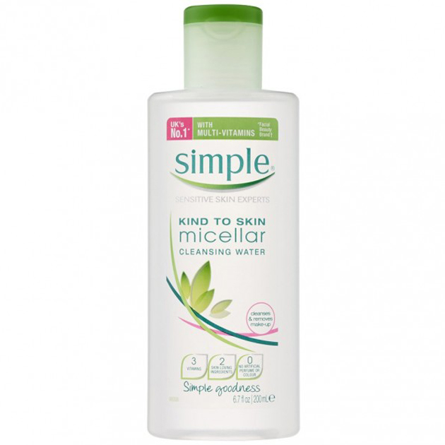 Nước Tẩy Trang Simple Micellar Cleansing Water Hàn Quốc 198Ml