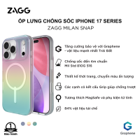 [iPhone 17 series] Ốp lưng chống sốc ZAGG chống sốc tới 5mét làm bằng Graphene hỗ trợ sạc MagSafe bảo hành 1 năm