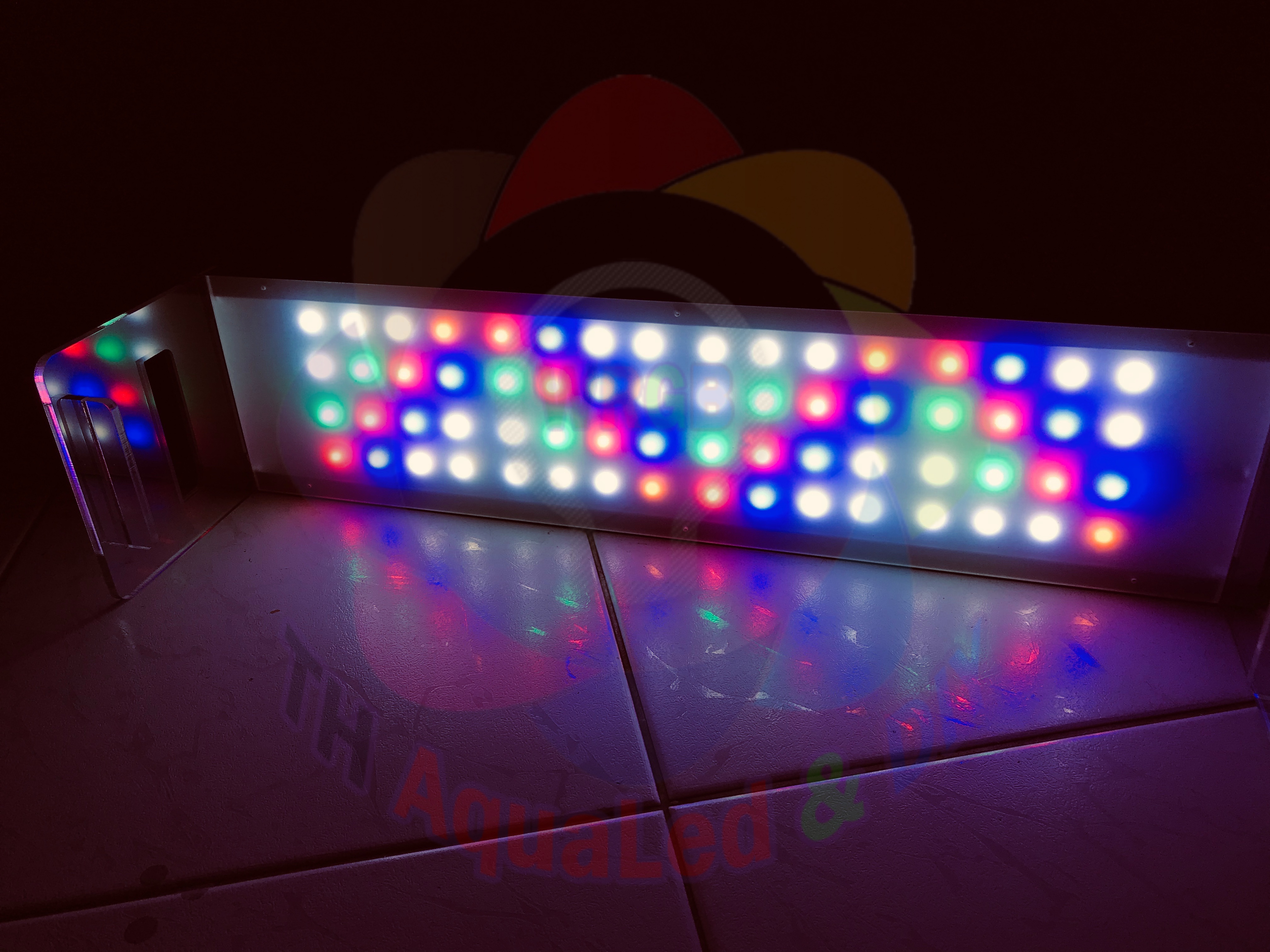 Đèn LED TH130 Full bộ. Đèn LED WRGB Luxeon DIY cho cá cảnh thủy sinh. Có thể thiết kế theo yêu cầu k