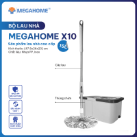 Bộ Lau Nhà Tách Nước Thông Minh Megahome X10 - Công Nghệ Tách Nước Sạch & Bẩn Tiên Tiến