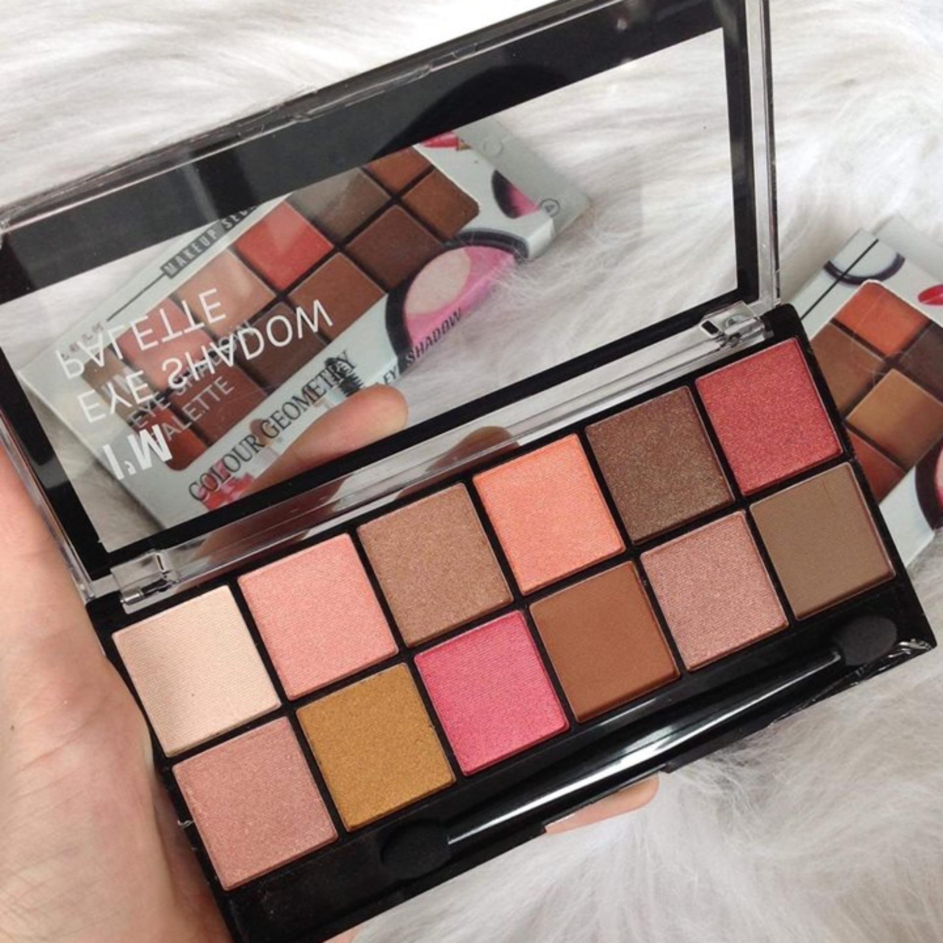 ( 12 ô ) Bảng Màu Mắt Trang Điểm – COLOUR GEOMETRY