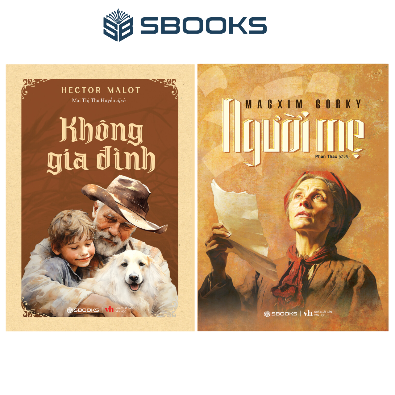 Sách Combo 2 Cuốn Sách: Không Gia Đình + Người Mẹ - SBOOKS