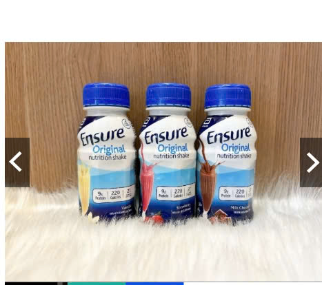 [HÀNG MỸ] Sữa ensure nước hương vani socola dâu 247ml