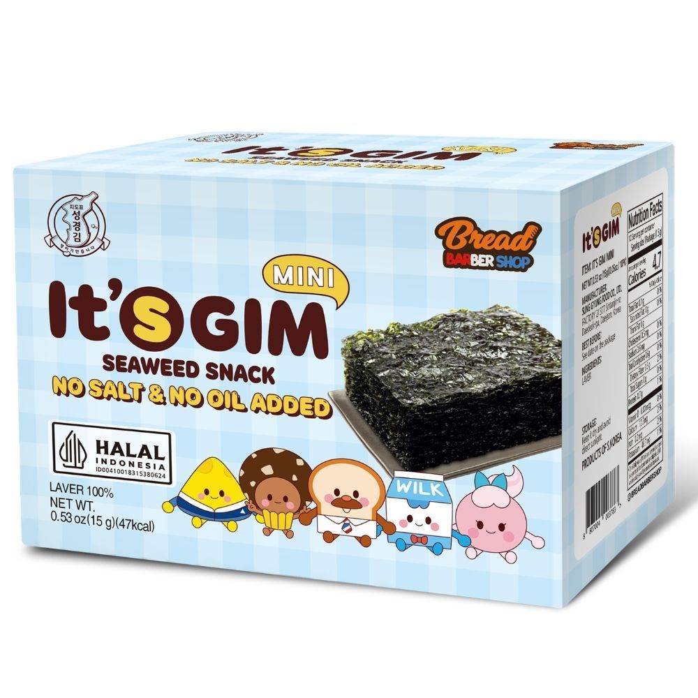 Rong Biển Its Gim Ít Muối Ít Dầu/Ít Muối Ít Dầu 15g Cho Bé Từ 10 Tháng Trở Lên - Bibo Mart