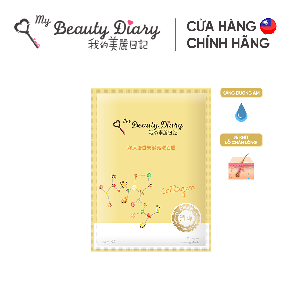 Mặt nạ săn chắc và trắng sáng da My Beauty Diary Taiwan Collagen Firming Mask 23ml/miếng