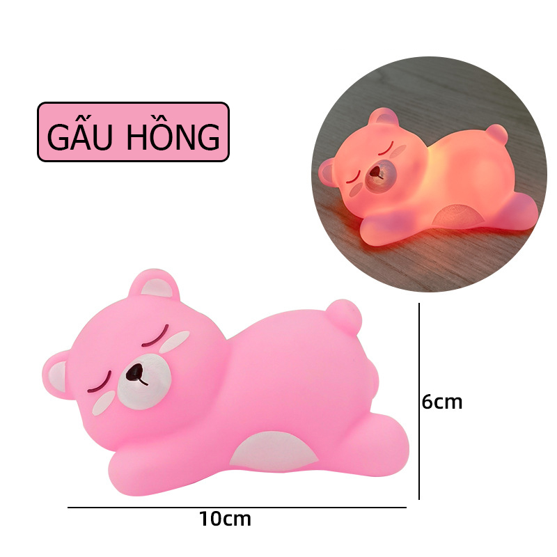 Đèn Ngủ Cute Hình Con Vật Ánh Sáng Dịu Nhẹ Cho Giấc Ngủ Ngon Đèn Ngủ Trang Trí Sử Dụng Pin Tiện Lợi