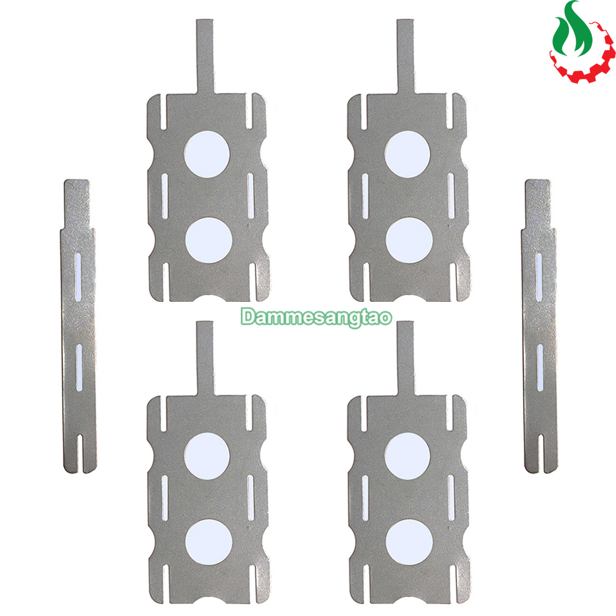 Combo 6 miếng kẽm pin 18650 5S2P 5S3P 5S4P