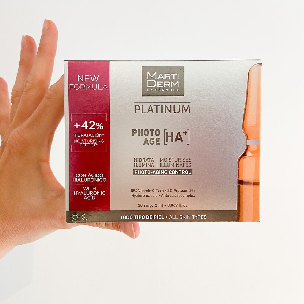 [HCM][Martiderm] Ampoules 15% Vitamin C Nguyên Chất Chống Lão Hóa – MartiDerm Platinum Photo Age HA+