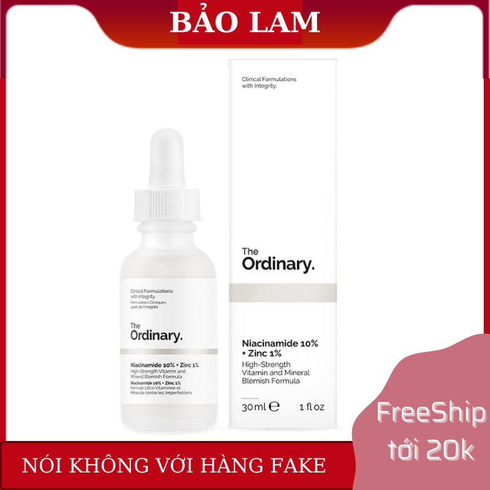 [ Hàng Chính Hãng] Tinh Chất Serum Niacinamide 10% + Zinc 1% - The Ordinary