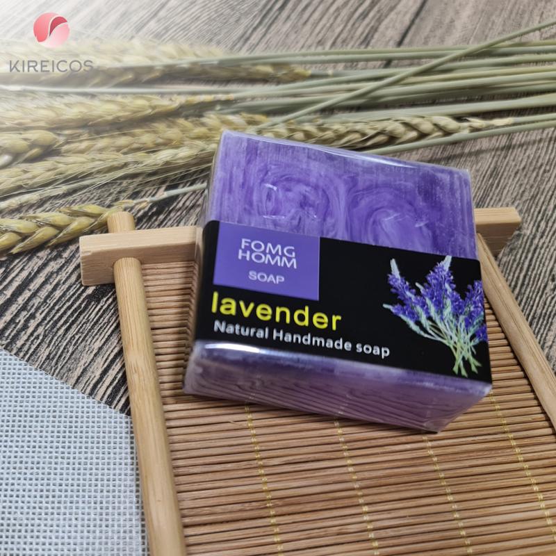 [Hcm]Xà Phòng Tắm Rửa Tay Dưỡng Ẩm Hand Made Vuông Đủ Mùi 100G - Lavender