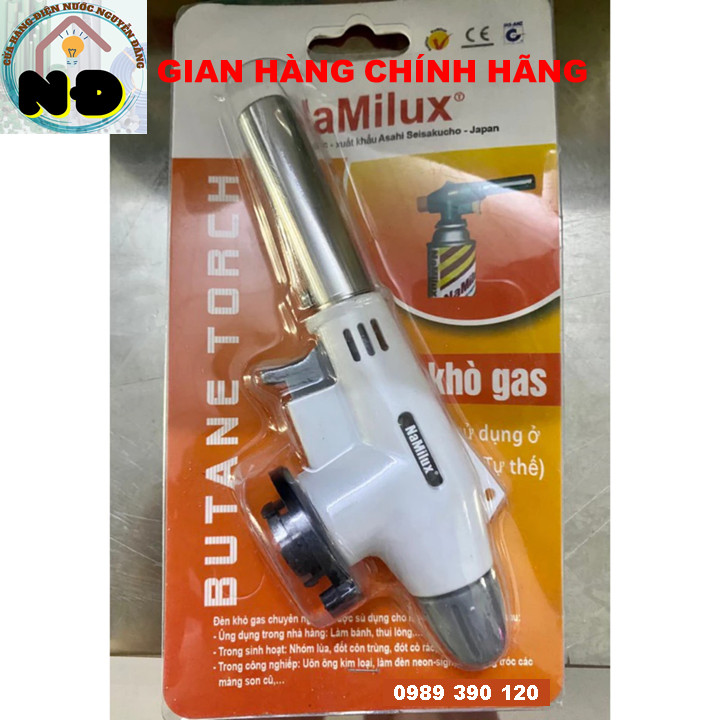 Combo Bình Gas + Khò Gas NamiLux Mini Chính Hãng  Đầu Khò Gas Mini Chính Hãng Namilux Siêu Bền