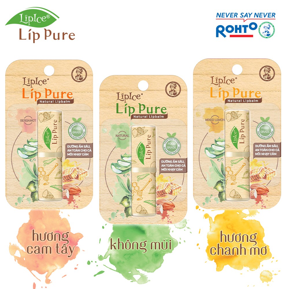 Son Dưỡng Không Màu Lipice Lip Pure 4G