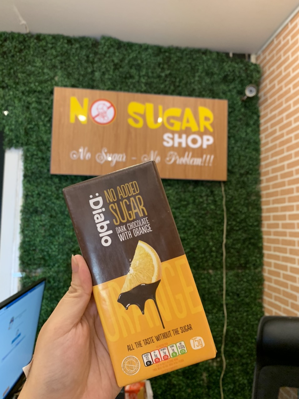 Chocolate Đen Không Đường Vị Cam Daiblo