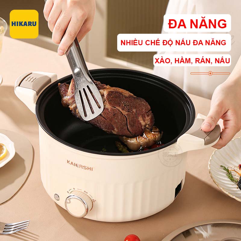 Nồi Áp Suất Điện Đa Năng (4 Chế Độ Nấu Ăn) HIKARU Kaiershi Hẹn Giờ Tự Động Dung Tích 5l DT240801001